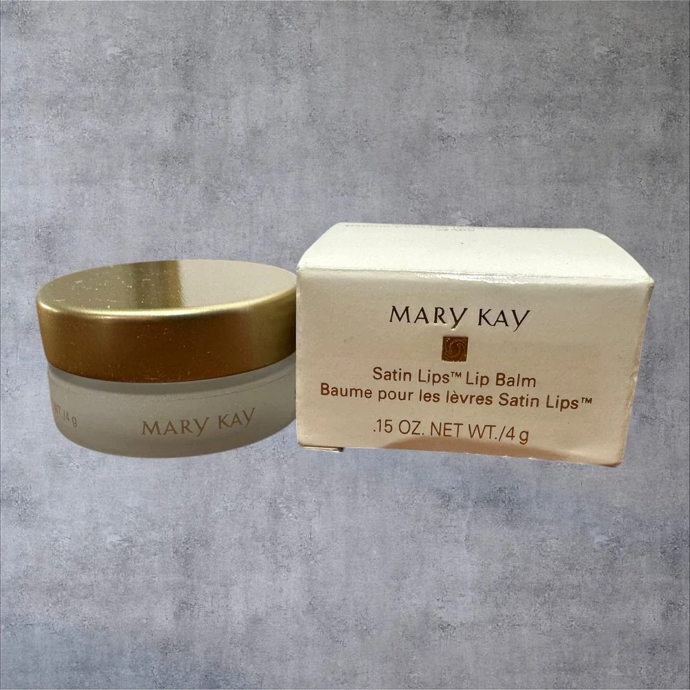 Mary Kay‎ Satin Lips Lip Balm 2498 .15 oz New Fragrance Free Moisturizing Balm